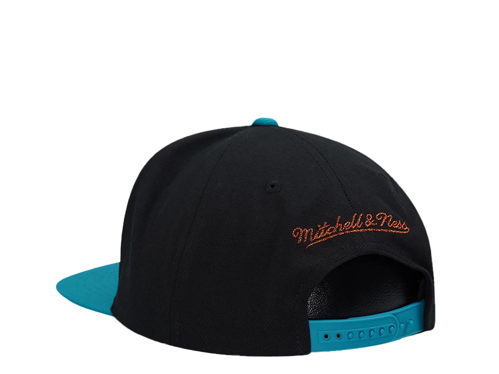 Men's Mitchell & Ness NBA Make Cents Snapback Knicks - Black-Teal