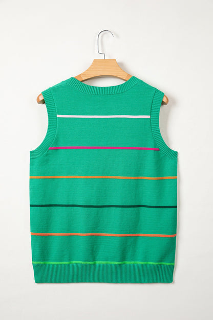 Threaded Pear Gracie Stripe Knitted Sweater