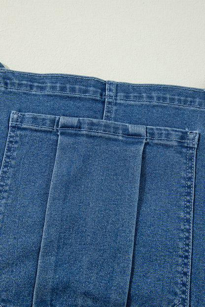 Threaded Pear Maya Cropped Wide Leg Overalls
