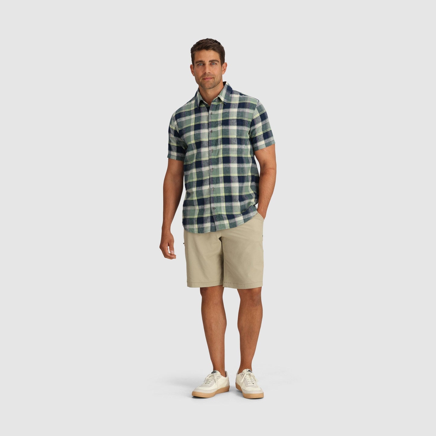 Men's Outdoor Research Weisse Button Down Plaid Shirt