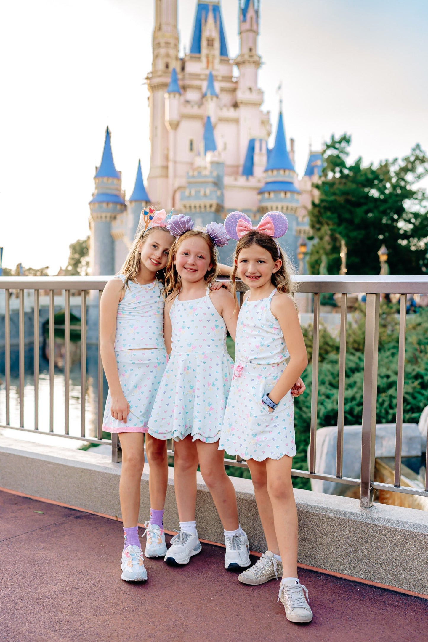Main Street Magic Scallop Athleisure Dress