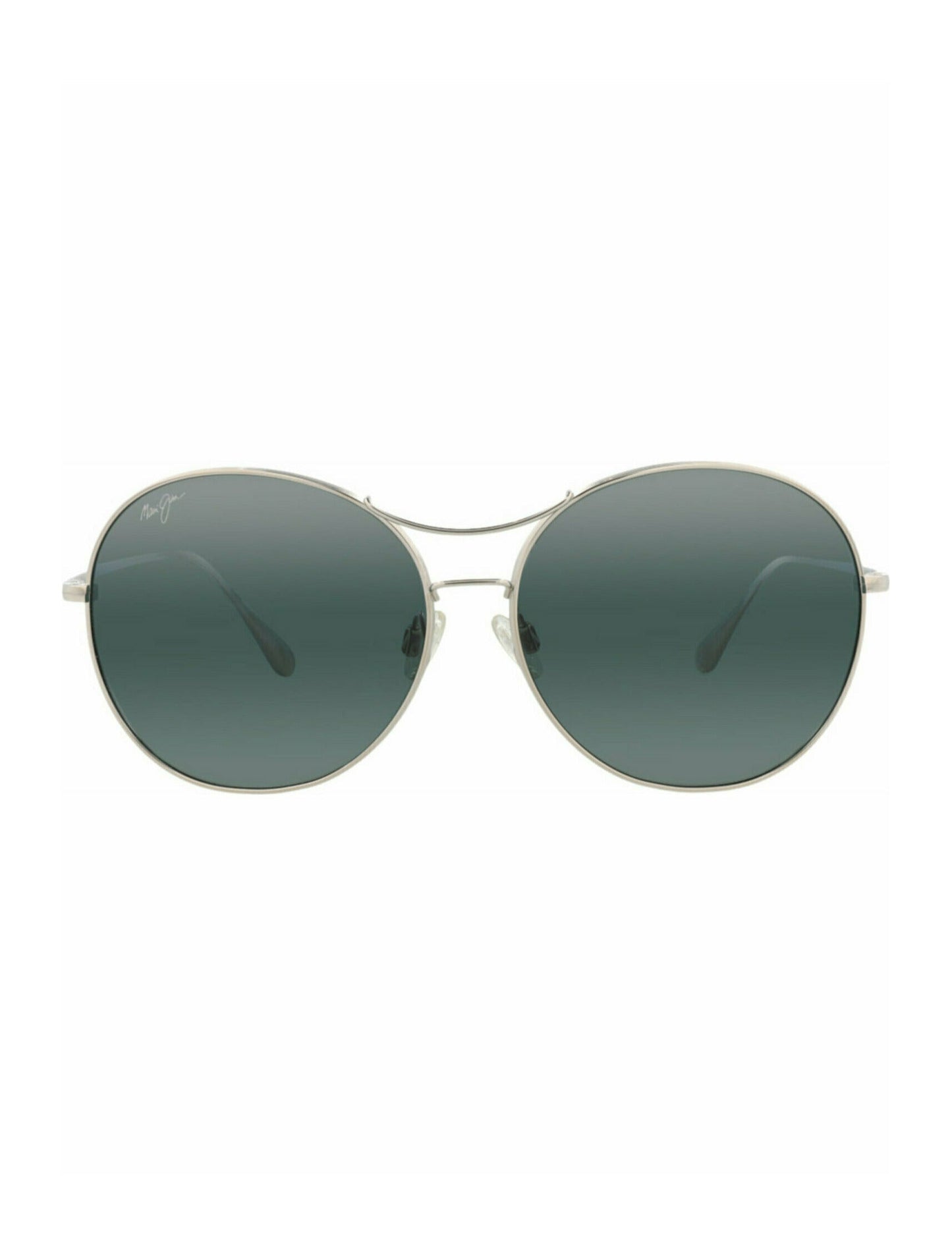 Maui Jim Round-Frame Titanium Sunglasses