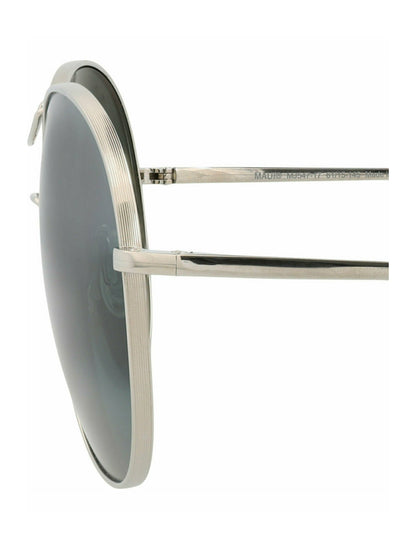 Maui Jim Round-Frame Titanium Sunglasses