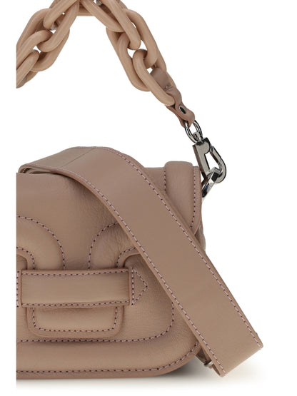 Leather Handbag Alphaville Powder