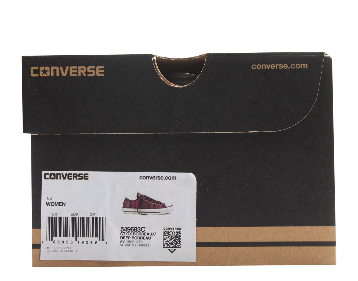 Converse Chuck Taylor All Star Ox Print Bordeau Women's Sneakers — Pink