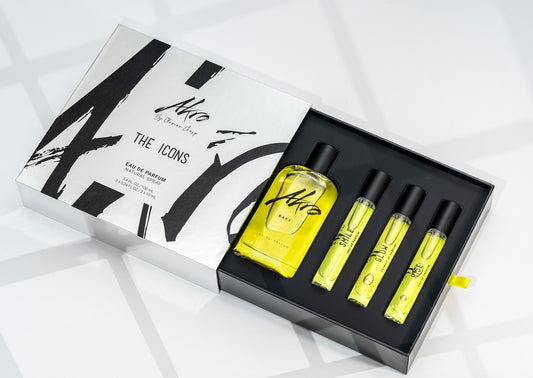 Akro The Icons Gift Set (Bake Eau De Parfum 100Ml + 3X10Ml: Rise Smile Glow)
