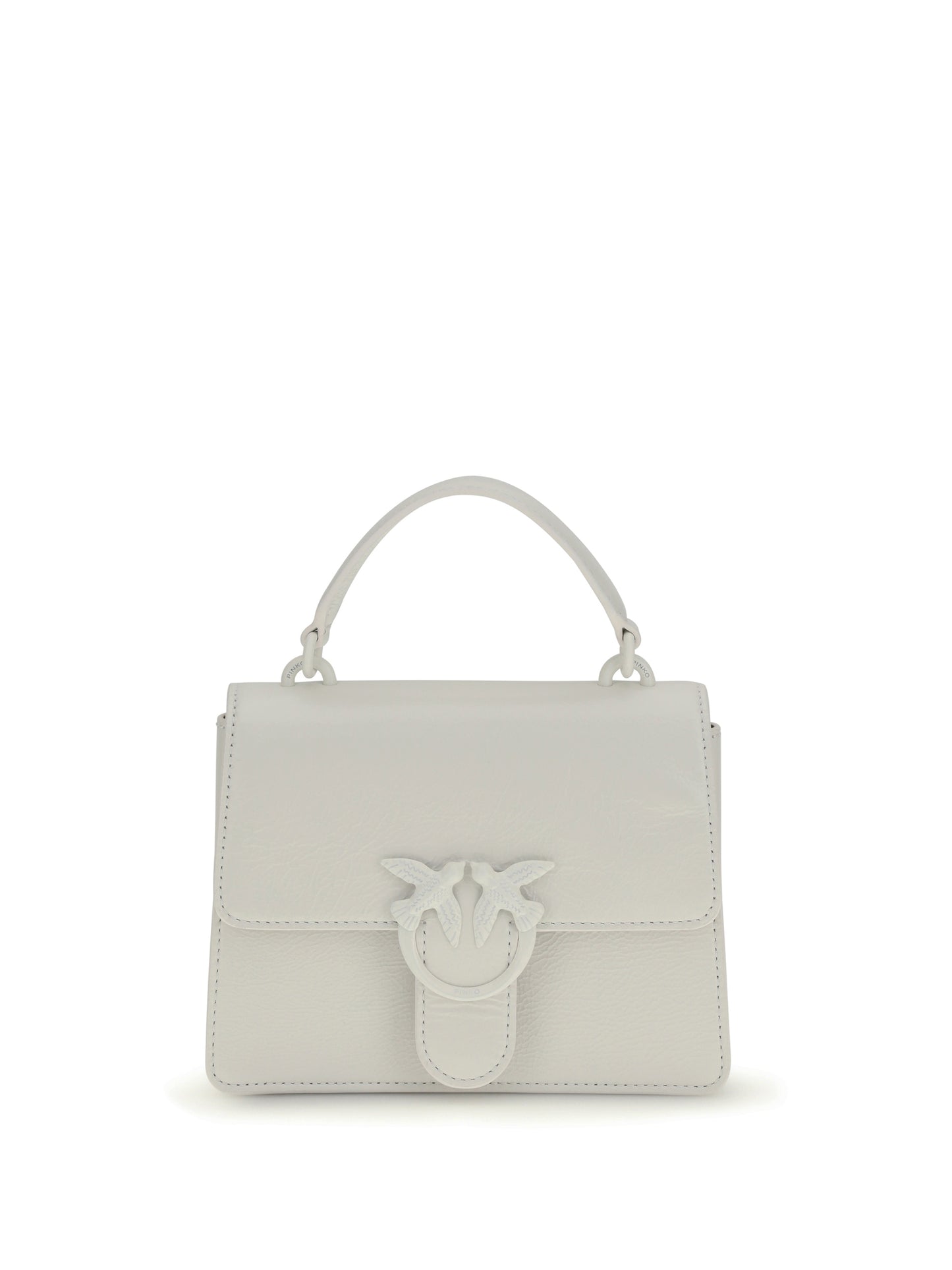 Mini Handbag Love One Top White Leather