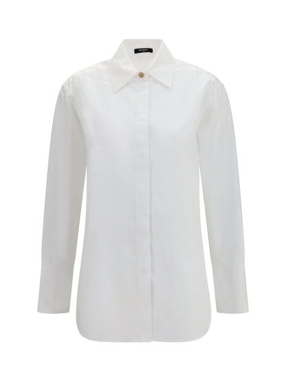 Shirt Cotton Poplin Optical White