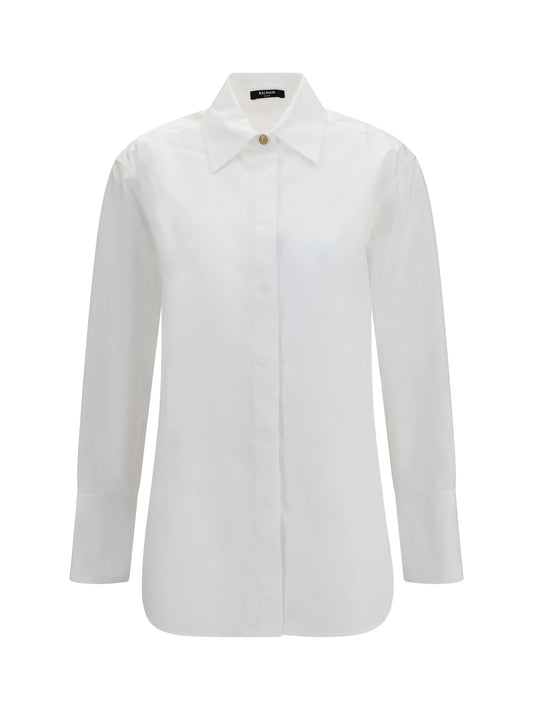 Shirt Cotton Poplin Optical White
