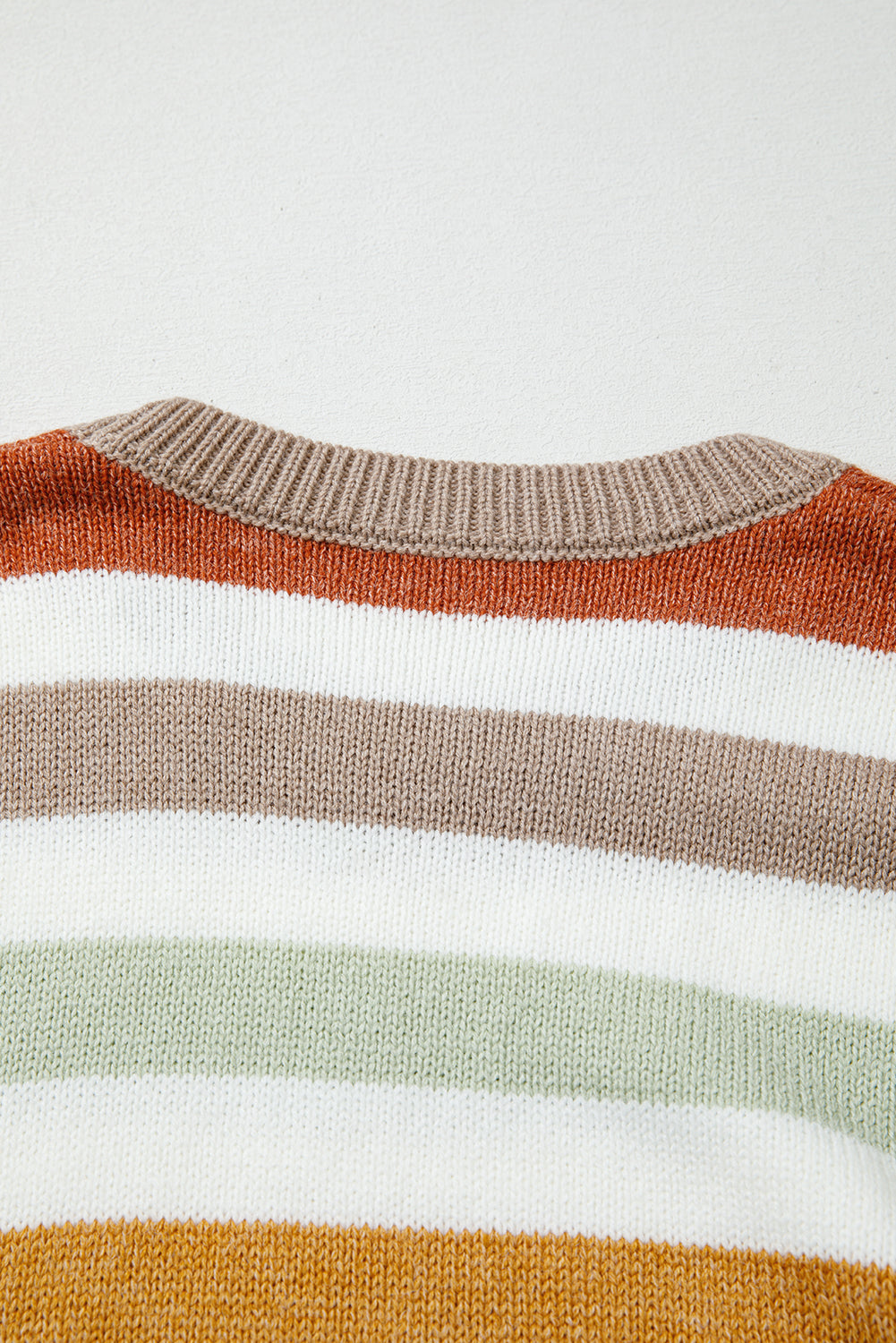 Threaded Pear Wrenleigh Colorblock Drop Shoulder PLUS Sweater