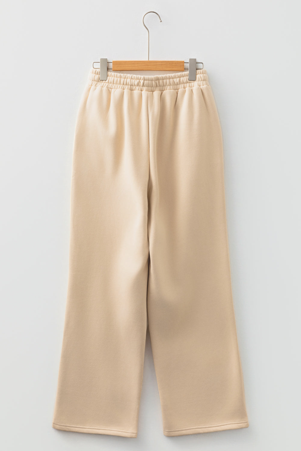 Threaded Pear Hailey Elastic Waist Solid Pants