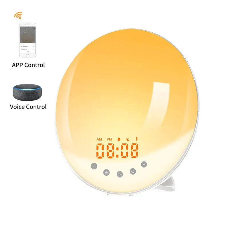 Sound machine sunrise alarm clock