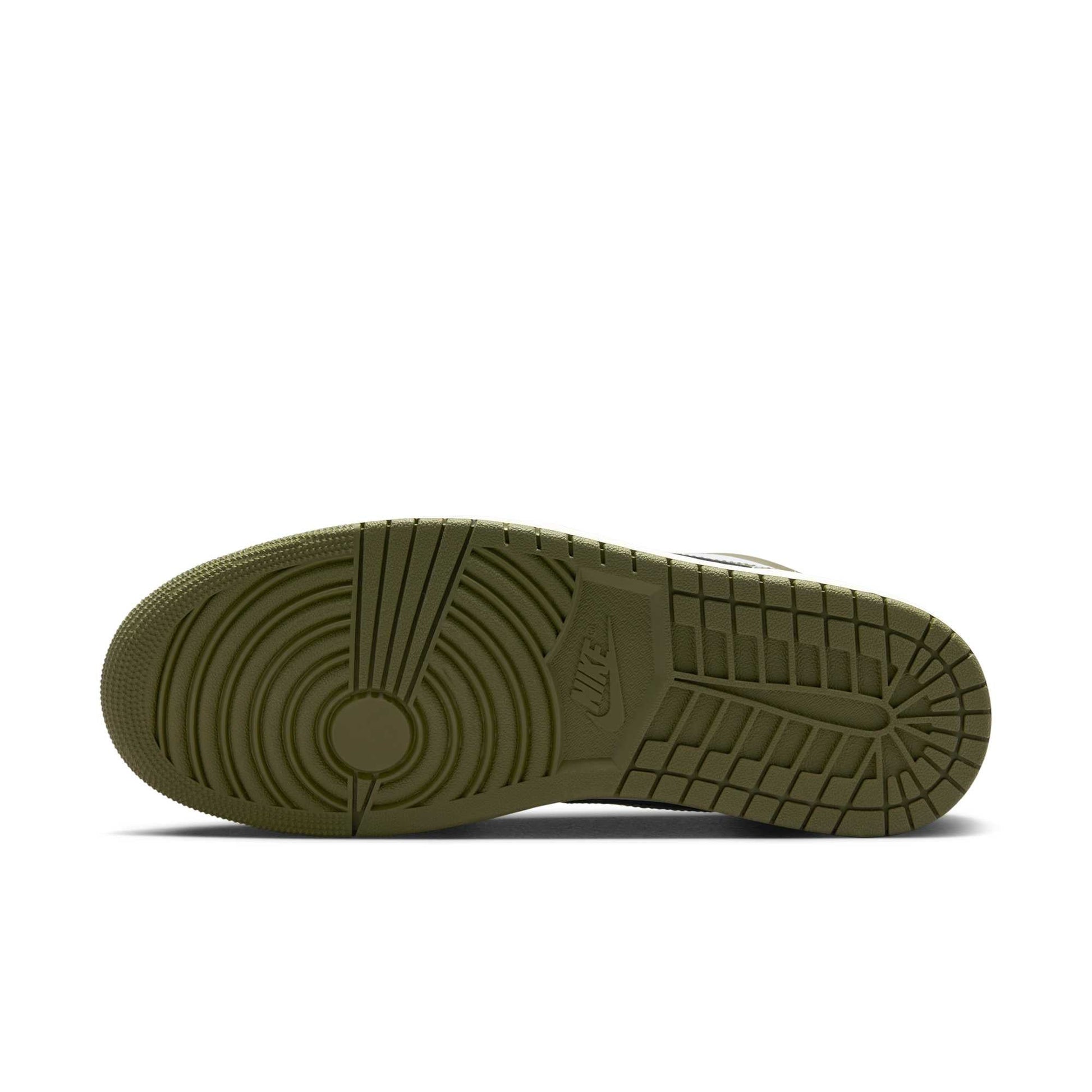Black/White-Medium Olive-