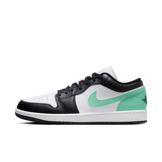 Air Jordan Men's Retro 1 Low 'Green Glow' Sneakers