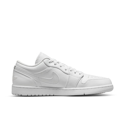 Air Jordan Men's Retro 1 Low 'Triple White' 2022 Sneakers