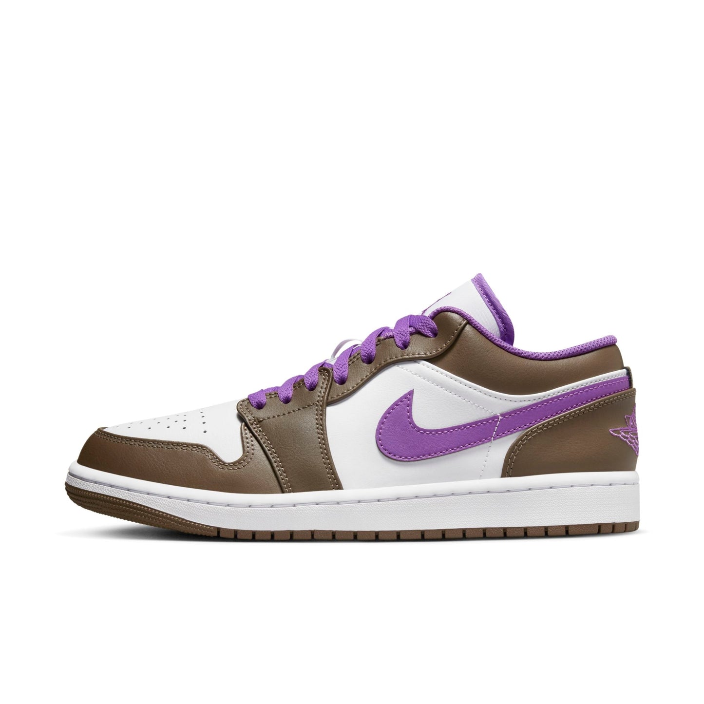 Air Jordan Men's Retro 1 Low 'Purple Mocha' Sneakers