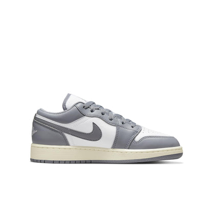 Air Jordan Grade School Retro 1 Low 'Vintage Grey' Sneakers