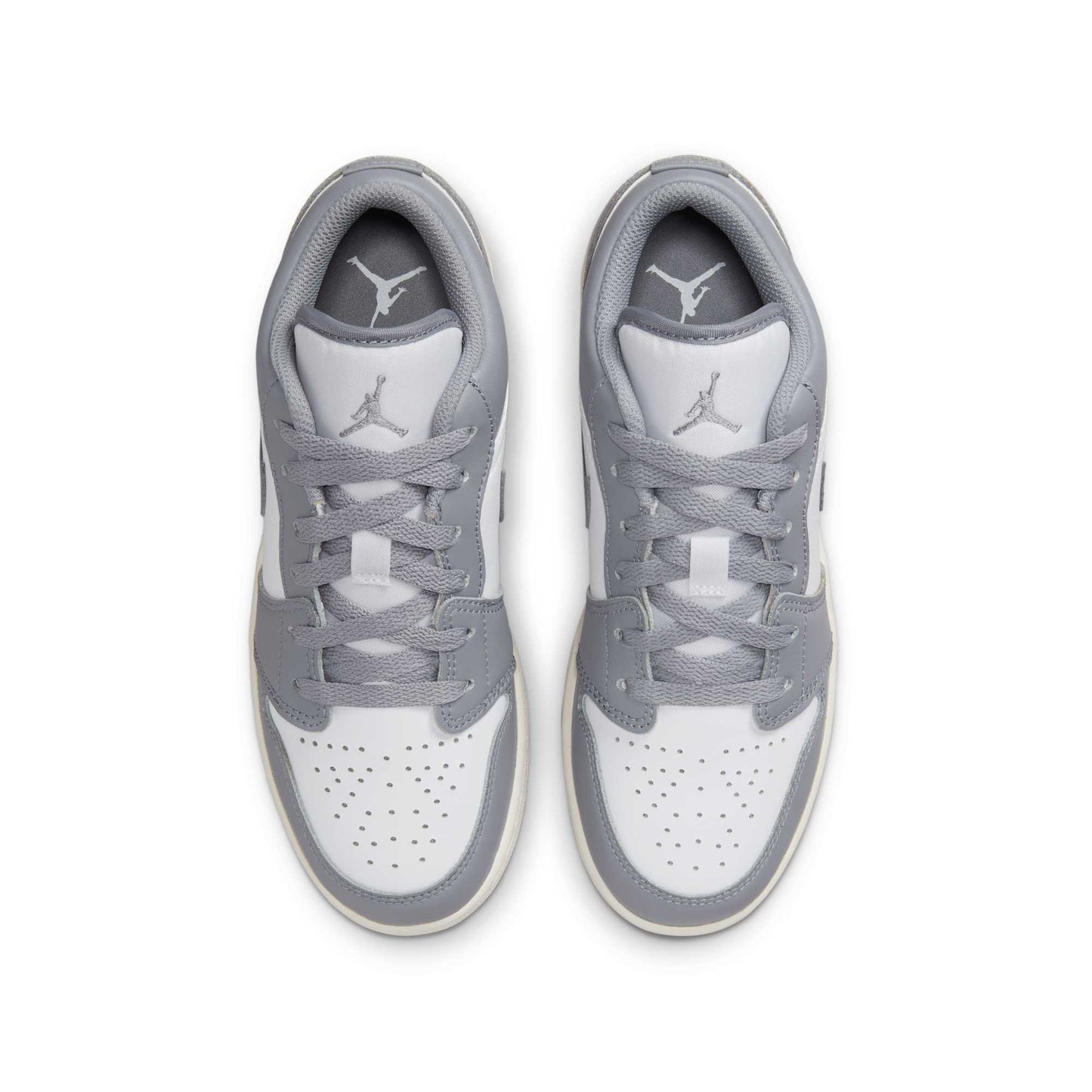 Air Jordan Grade School Retro 1 Low 'Vintage Grey' Sneakers
