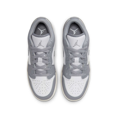 Air Jordan Grade School Retro 1 Low 'Vintage Grey' Sneakers
