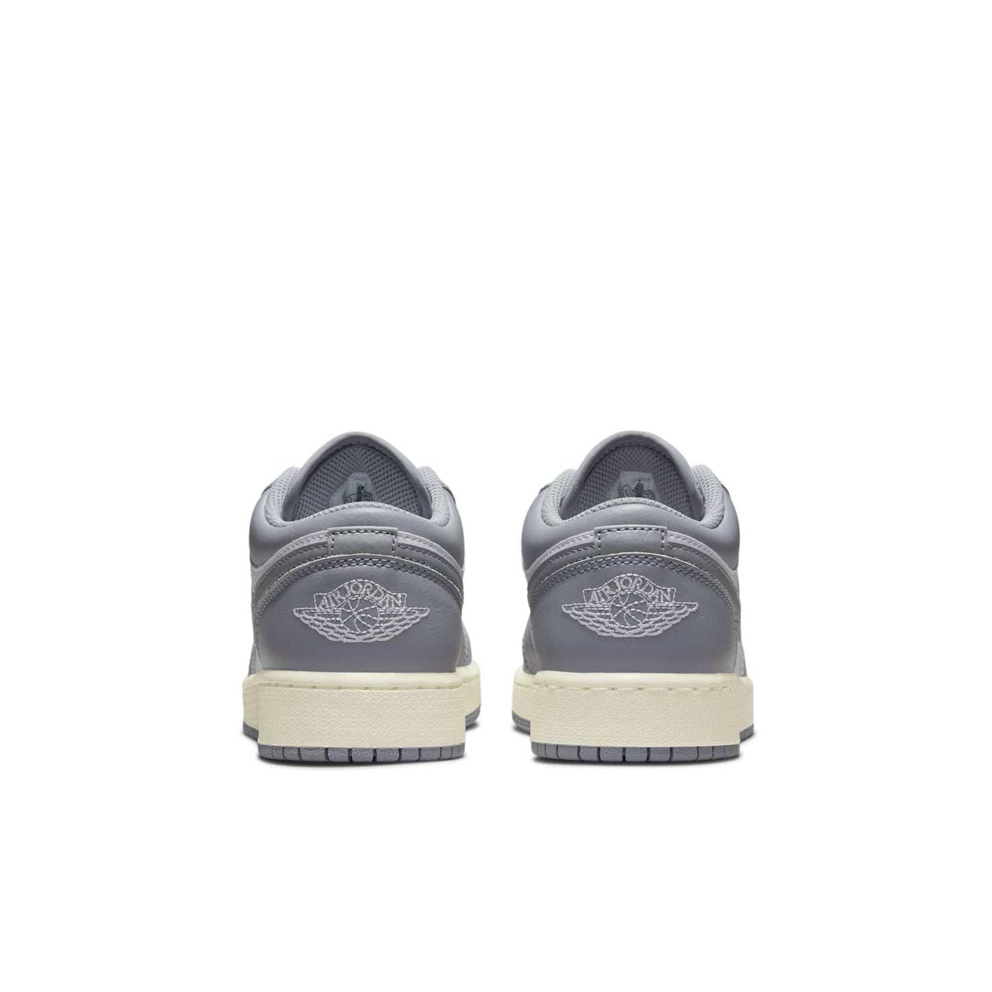 Air Jordan Grade School Retro 1 Low 'Vintage Grey' Sneakers