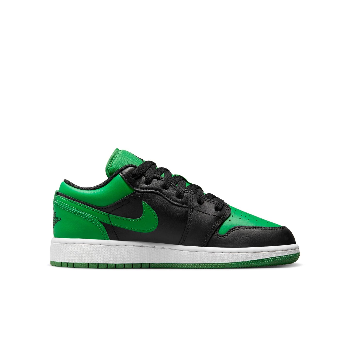 Grade School Air Jordan Retro 1 Low 'Lucky Green (Gs)'