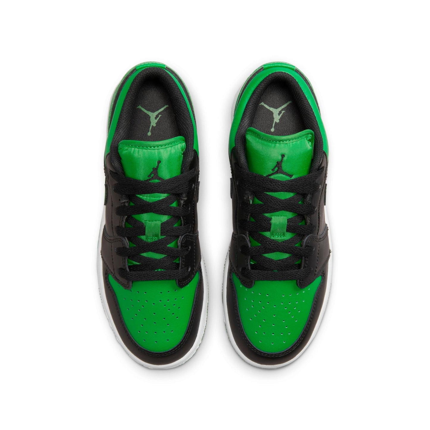 Air Jordan Grade School Retro 1 Low 'Lucky Green Gs' Sneakers