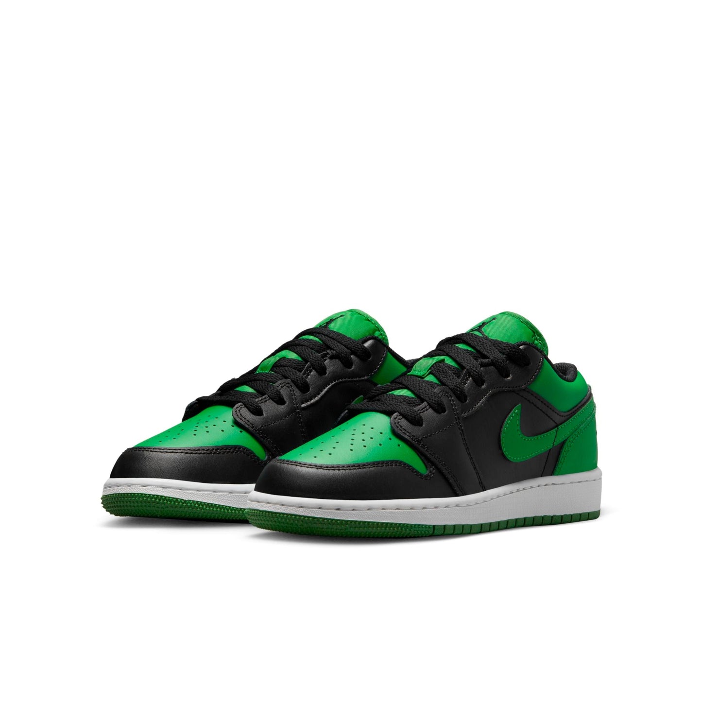 Grade School Air Jordan Retro 1 Low 'Lucky Green (Gs)'