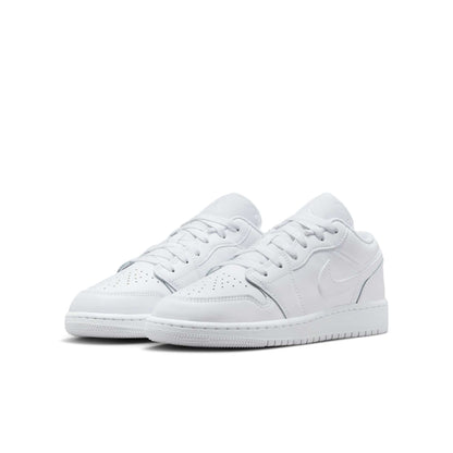 Air Jordan Grade School Retro 1 Low 'Triple White 2023 Gs' Sneakers