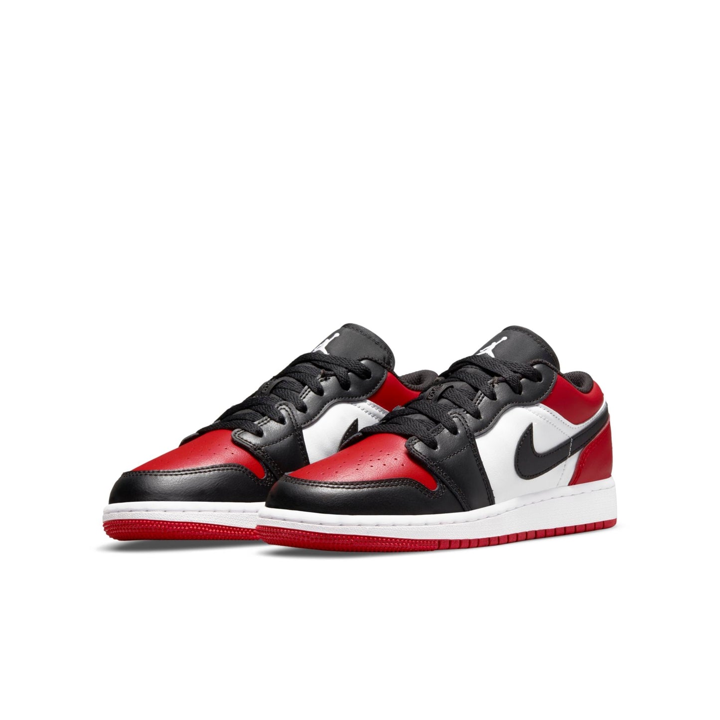 Air Jordan Grade School Retro 1 Low Gs 'Bred Toe' Athletic Shoes