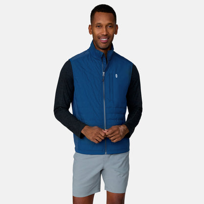 Men's High Stretch Full Zip Vest