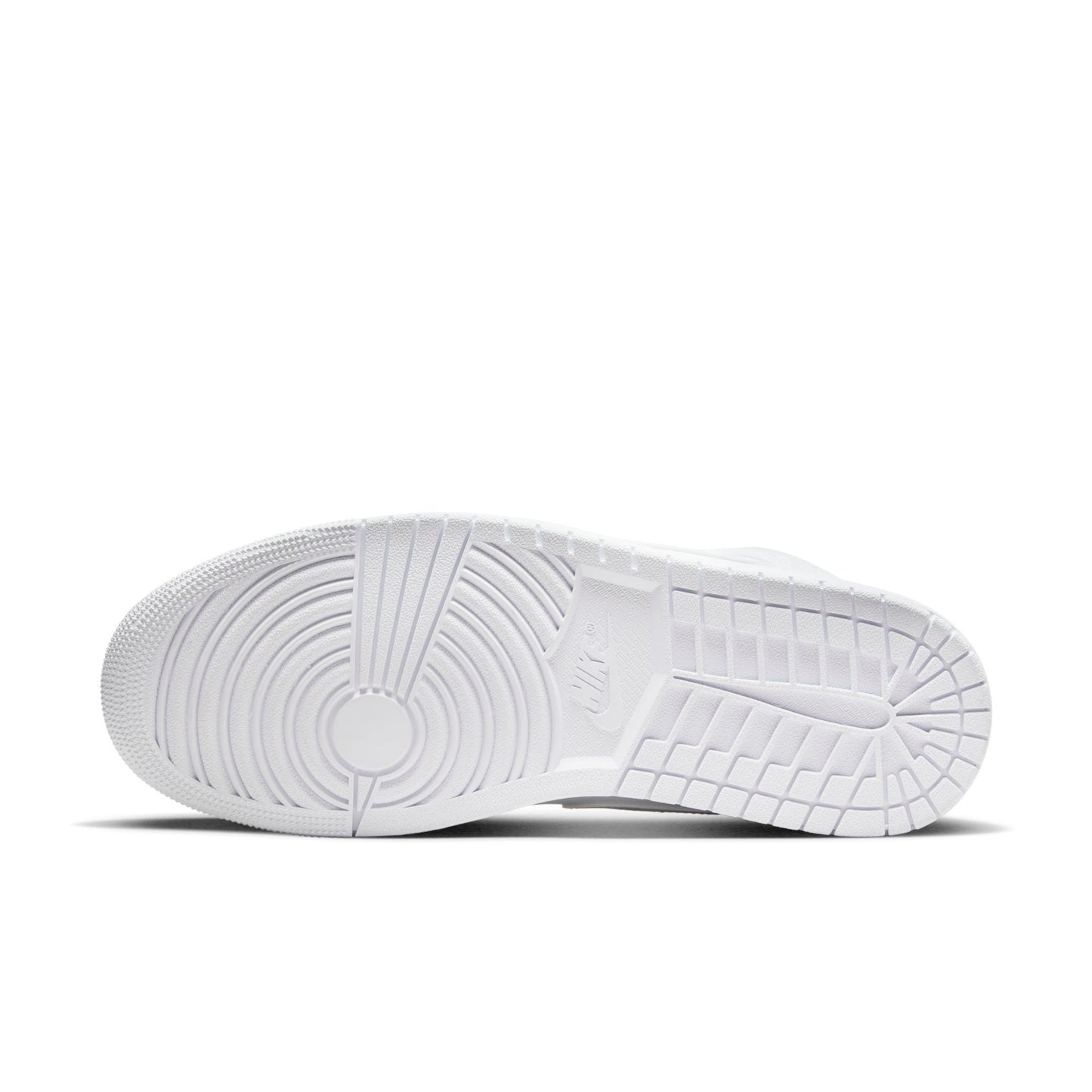 Air Jordan Men's Retro 1 Mid 'Triple White' 2022 Sneakers