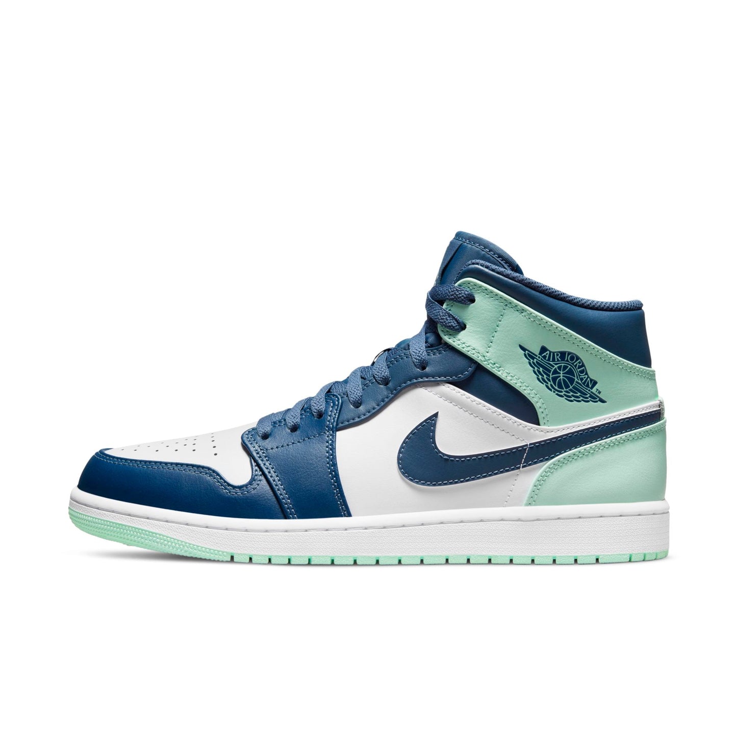 Men's Air Jordan Retro 1 Mid 'Mystic Navy Mint Foam'