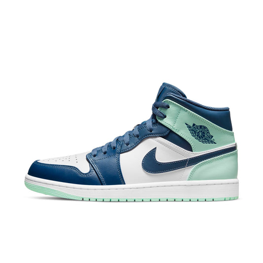 Men's Air Jordan Retro 1 Mid 'Mystic Navy Mint Foam'