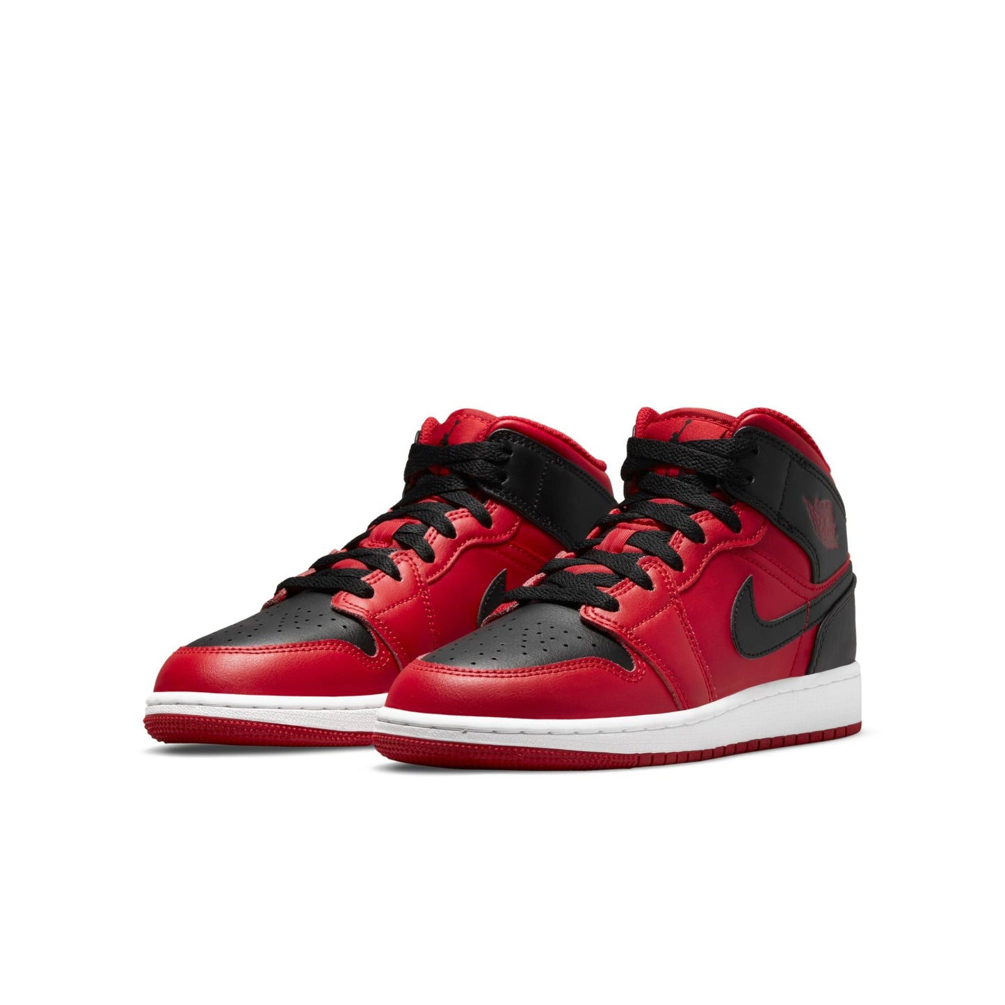 Grade School Air Jordan Retro 1 Mid 'Reverse Bred (2021)' (Gs)
