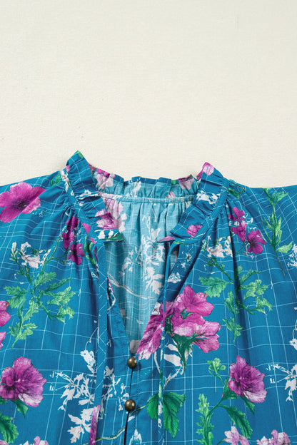 Threaded Pear Tessa Tie Belted Long Dress