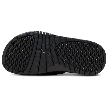 [555511-061] Grade School Air Jordan Hydro 5 Retro Slide 'black Metallic'