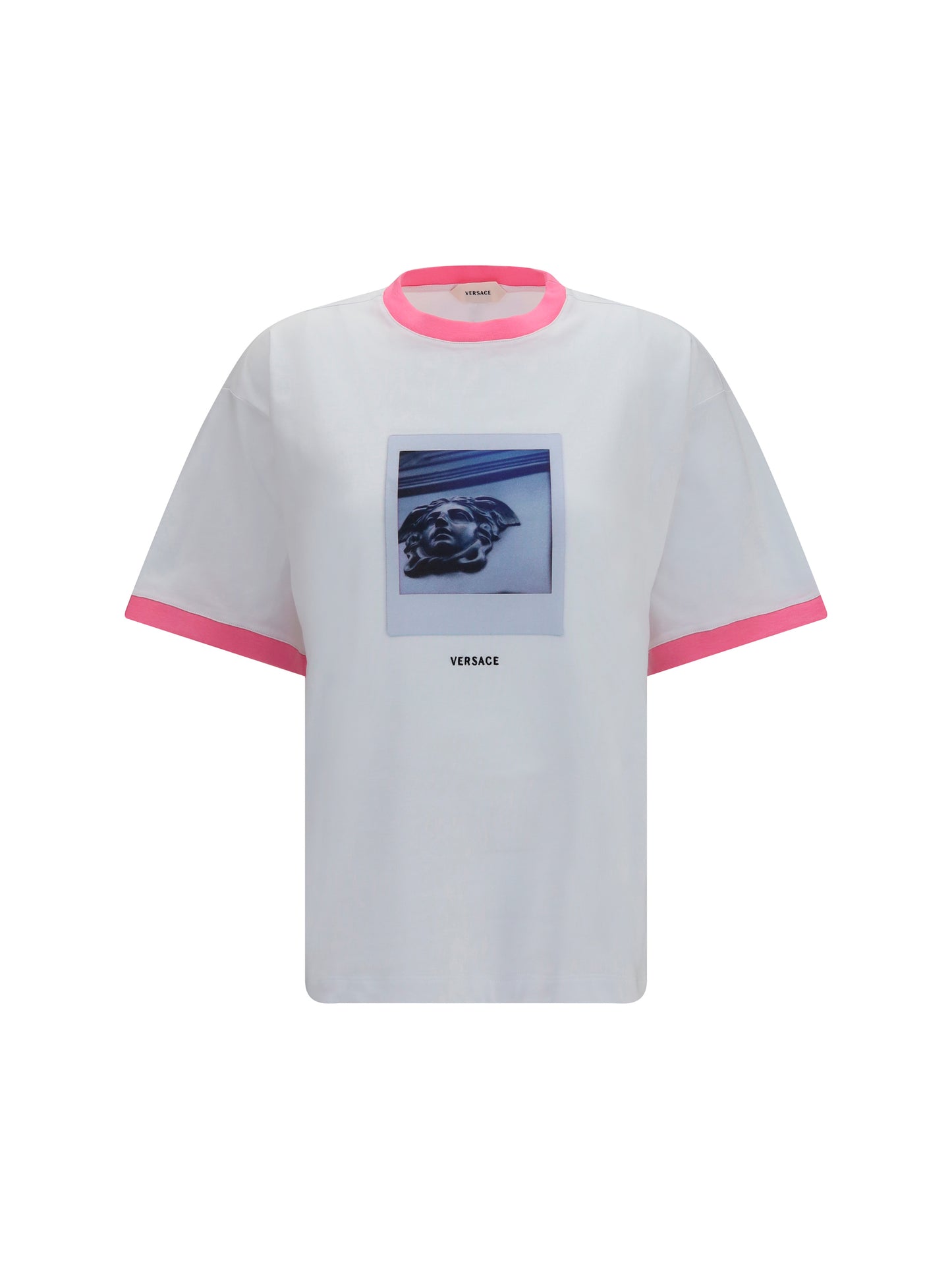 T-Shirt Cotton Jersey White/Guava