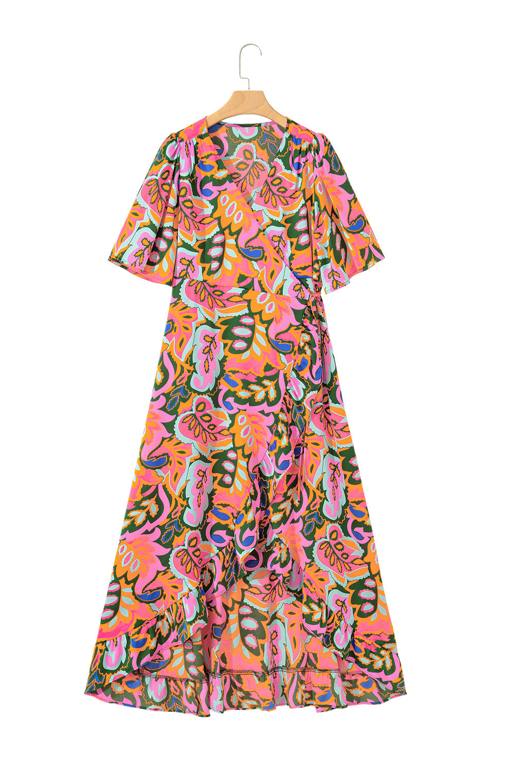 Threaded Pear Denver Short Sleeve Maxi Dress