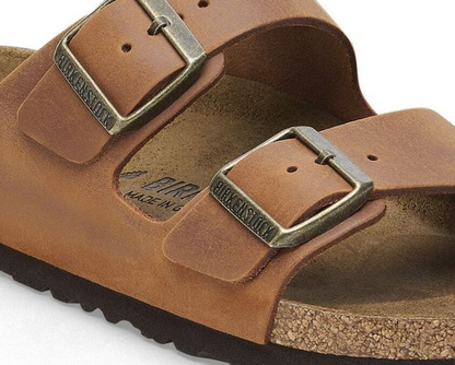 Birkenstock Arizona Tobacco Oiled Leather Sandals