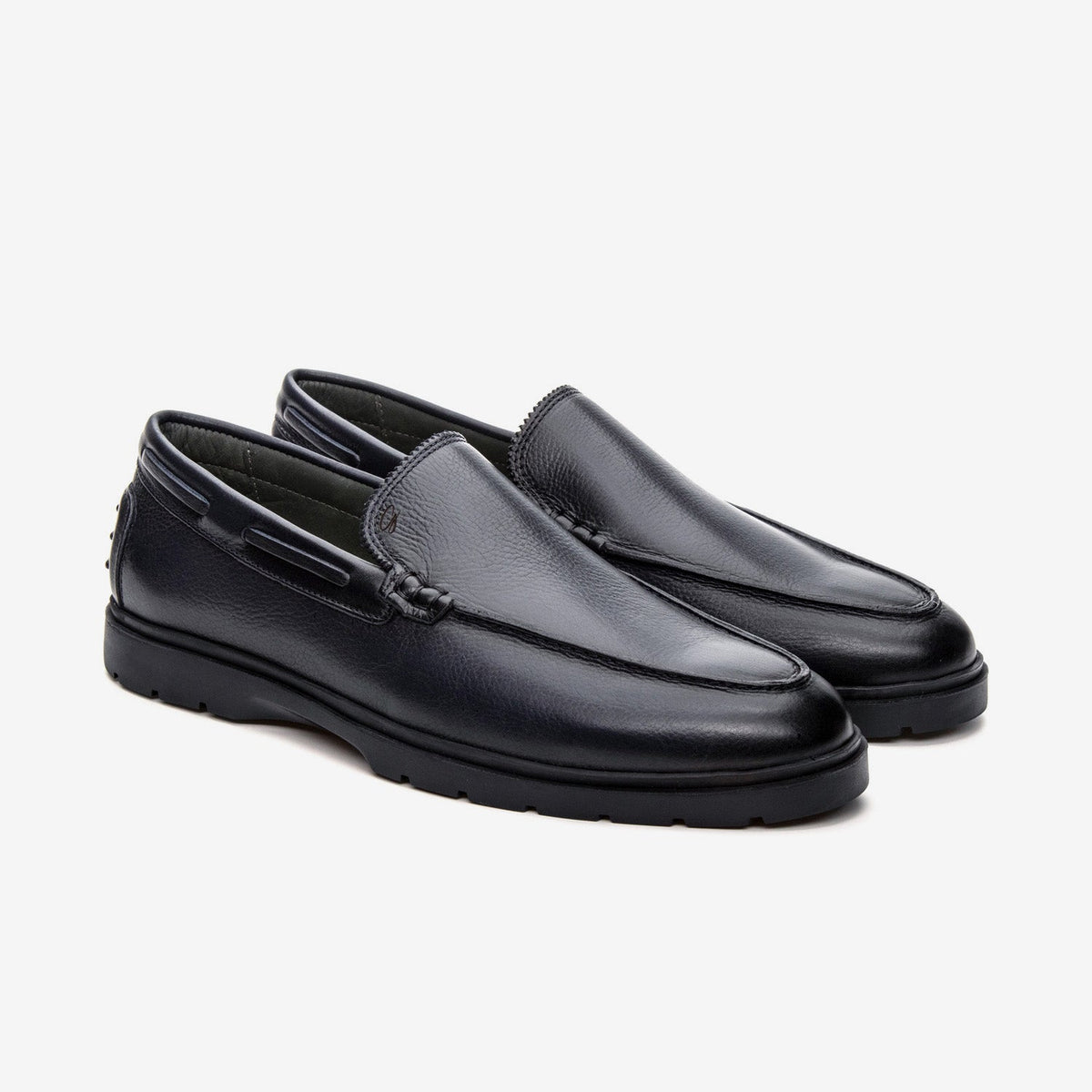 Navy Grainy-