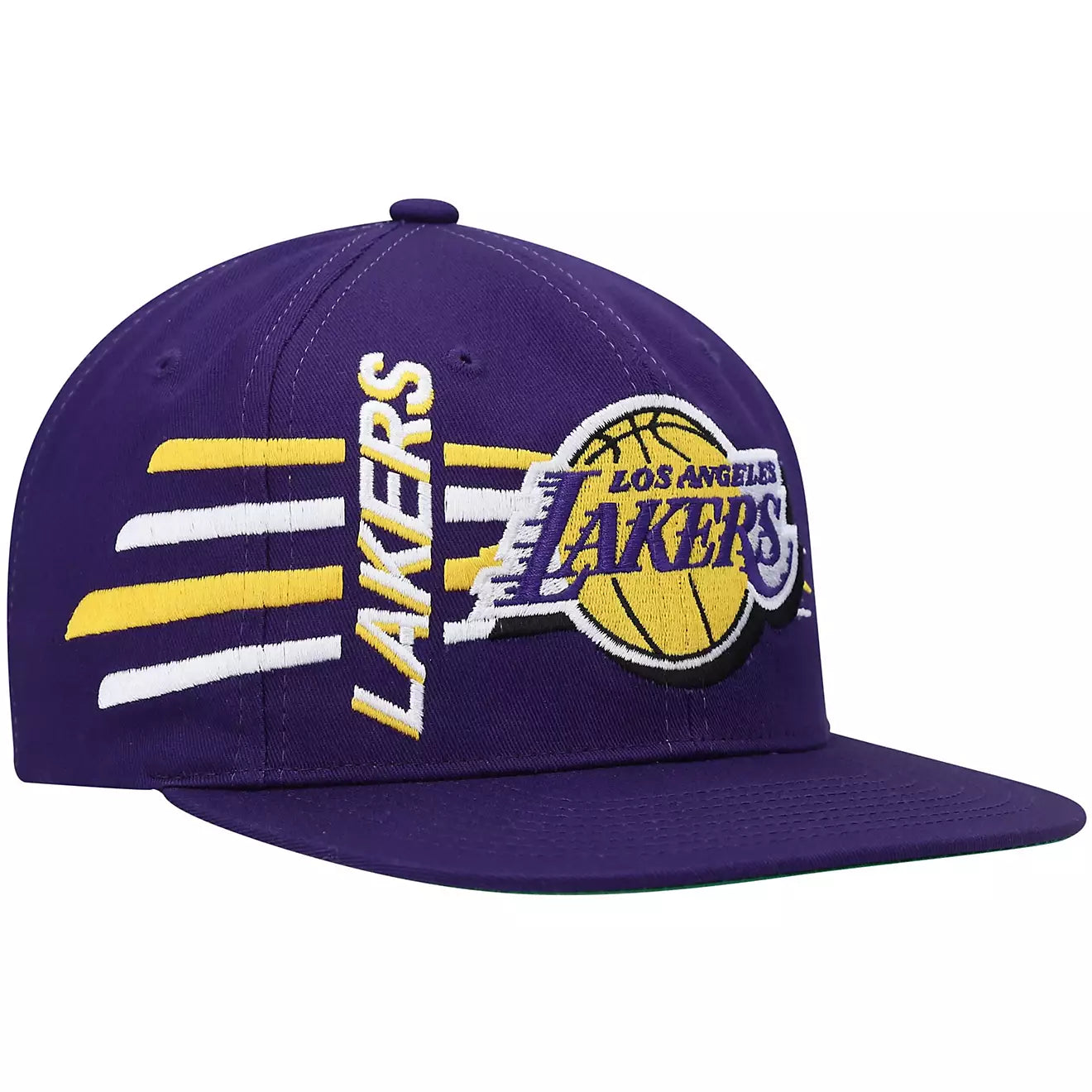 Men's Mitchell & Ness NBA Retro Bolt Deadstock Snapback Lakers - Purple