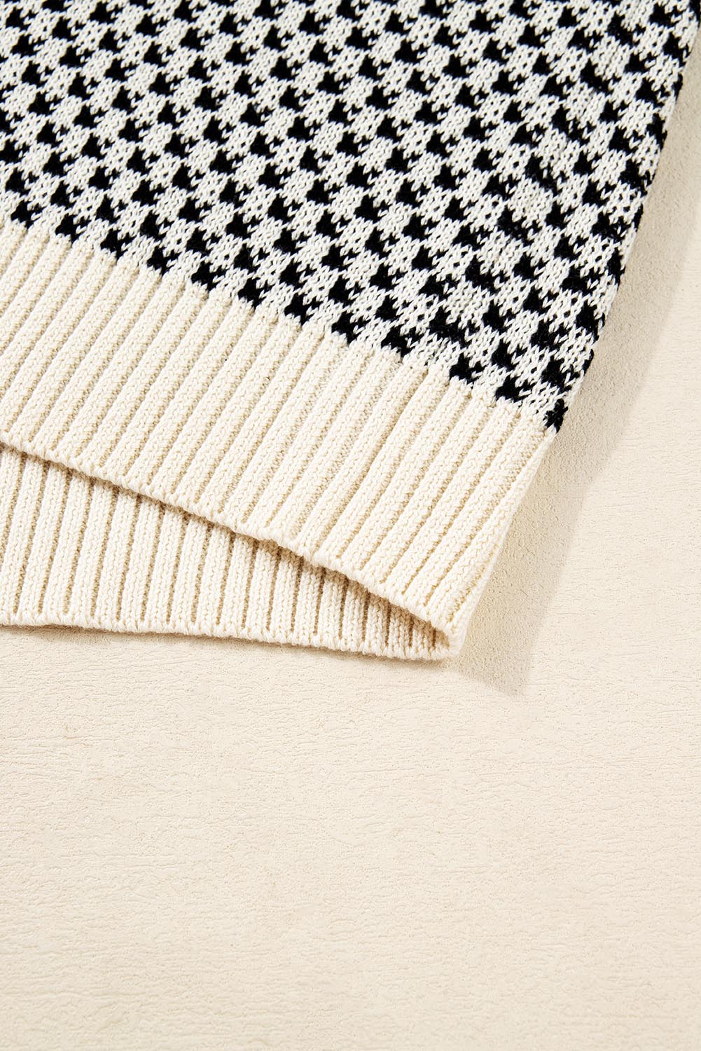 Threaded Pear Kinley Pattern Lantern Sleeve Sweater