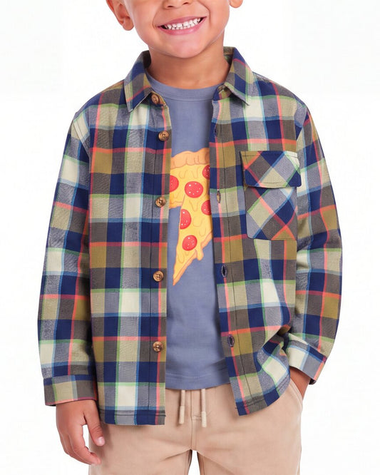 Andy & Evan Plaid Sherpa-Lined Flannel