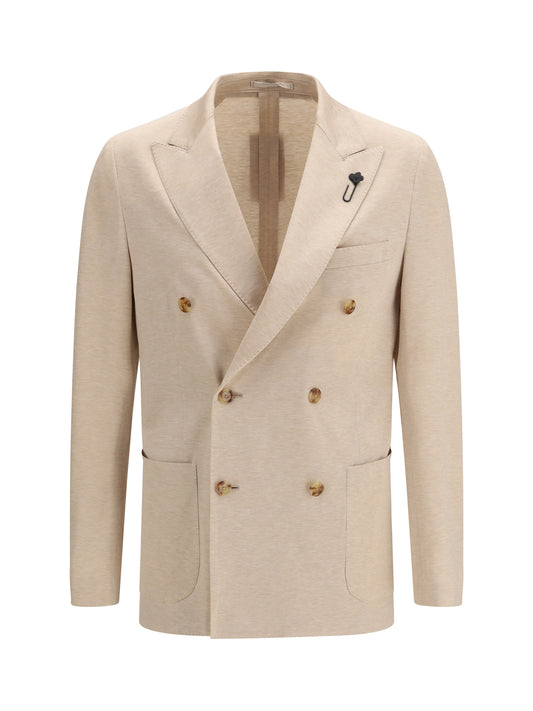 Jacket Double-Breasted Beige