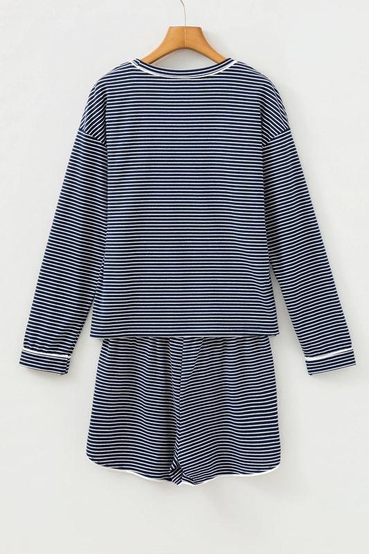 Threaded Pear Georgia Lounge Set Long Sleeve Top