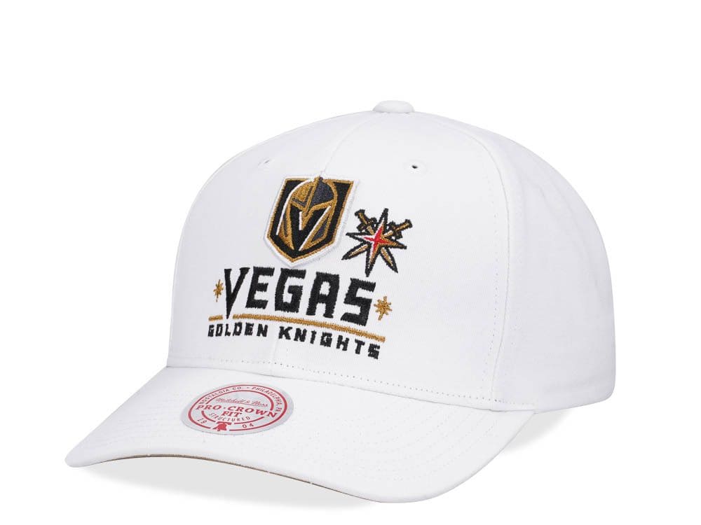 Men's Mitchell & Ness Nhl All In Pro Snapback Knights - White