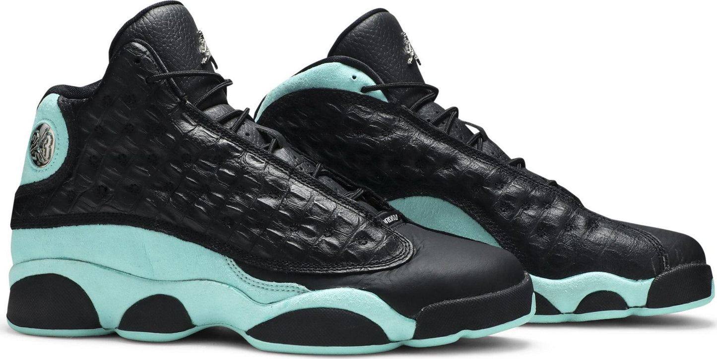 Air Jordan Grade School Retro 13 'Black Island Green' Gs Sneakers
