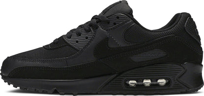 Nike Men's Air Max 90 'Recraft Triple Black' Sneakers