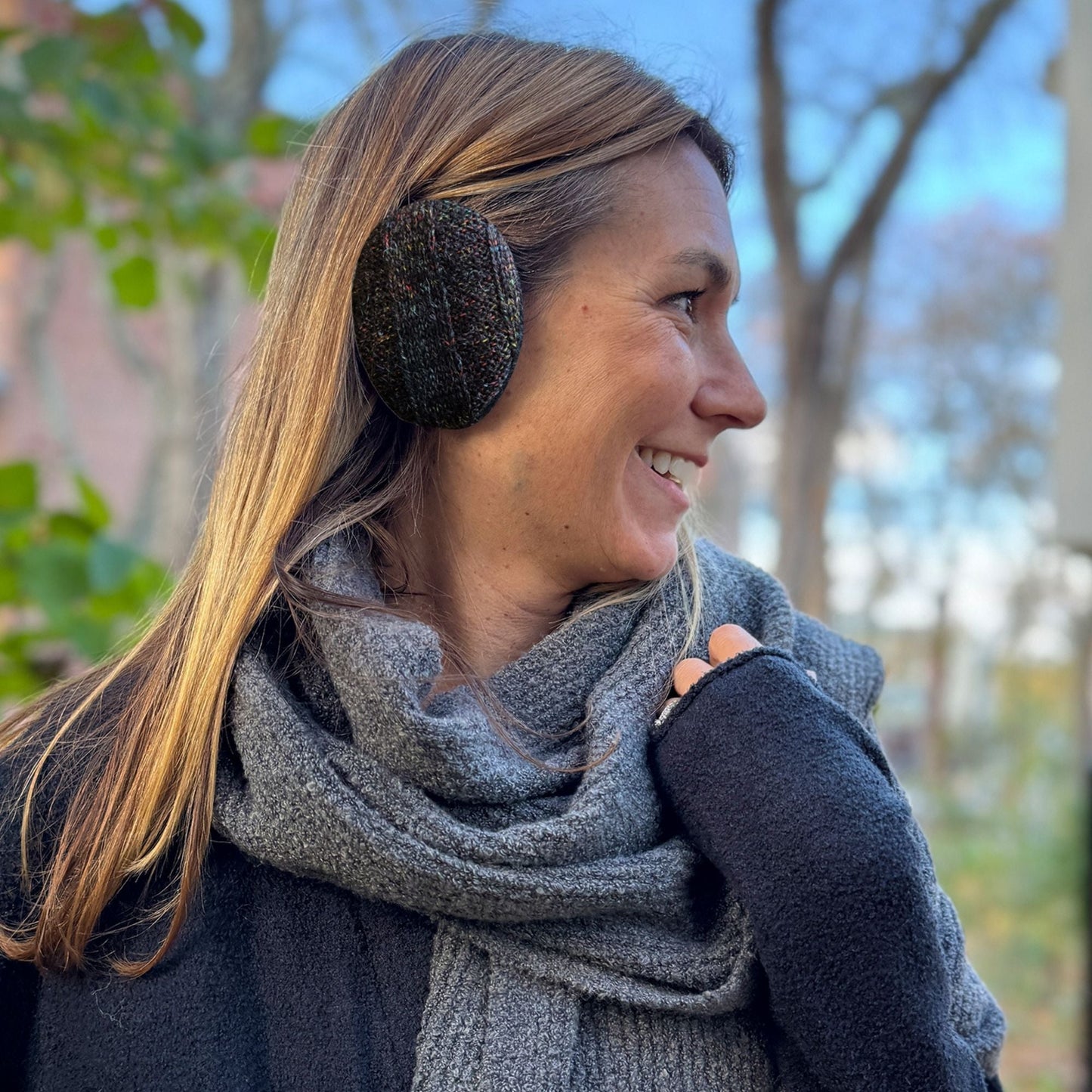 Sprigs Earbags Original Bandless Earmuffs from Sweden / Knit