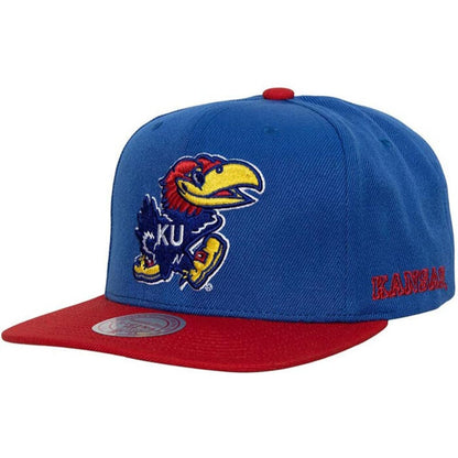 Mitchell & Ness Men's Ncaa Team Origins Snapback Kansas Snapback Caps